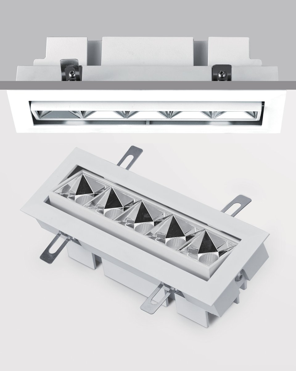 VONNLighting's tweet image. Meticulously manufactured to maximize the impact of light in your space. Our LED Downlights Adjustable features make it easy to achieve a variety of design goals. 

#RubikSeries #LEDDownlights #Downlights #interiordesign #Lighting #LEDLighting #vonnlighting #officelighting