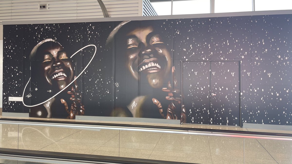 azhangso's tweet photo. Congratulations to @tinkercoffeeco on their new location at @INDairport! 

Got to try their new Five Spice Latte x @NewfangledCandy while enjoying music from Allison Victoria and exploring the #SwishIndy art installations. 

#LoveIndy @YourLifeInIndy https://t.co/YKQVln1OnD
