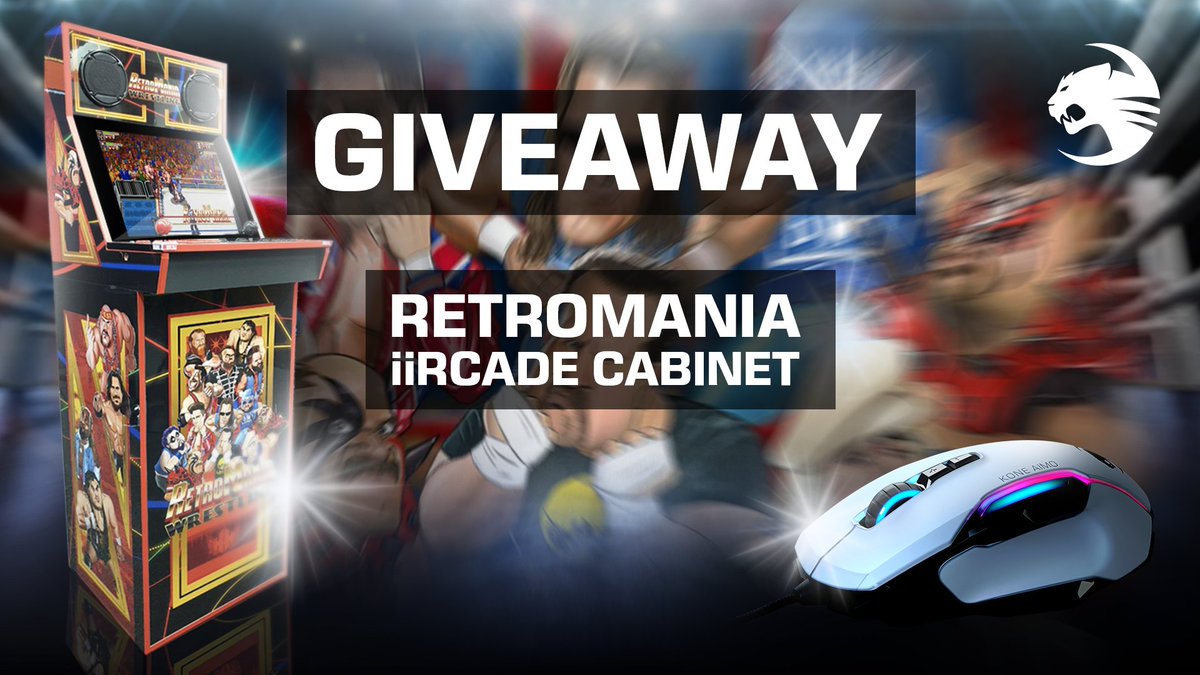 Roccat Roccateers Only Would You Like To Win An Incredible Retromania Arcade Cabinet A Kone Aimo Remastered And A Copy Of The Game Then Follow The Steps Below