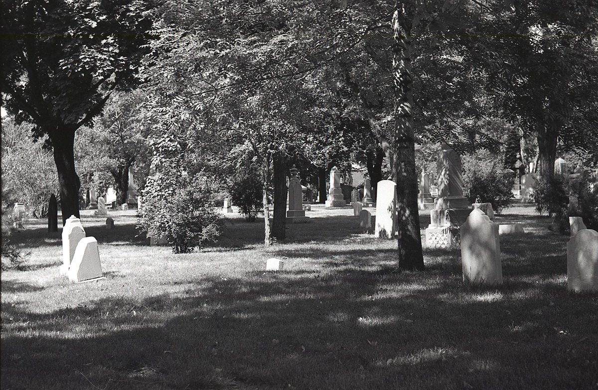  #TPBscan #19Based on the locations of other photographs in this roll, this was likely taken at Toronto Necropolis.