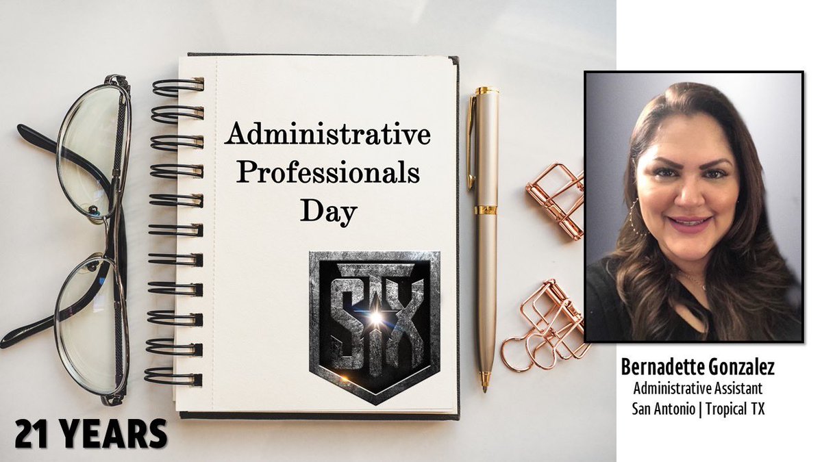 Happy Admin Day to the person that keeps this guy straight!  <a href="/berna319/">Bernadette Gonzalez</a> She is selfless, always makes herself available and her laugh is contagious!  Thank you for everything you do!