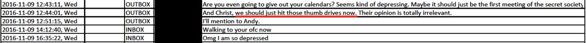 Here's an exchange between Strzok and Lisa Page on the day after Trump won. They wanted to hit the thumb drives. What thumb drives? Also, someone appears to have been against that. Who? Conspicuous that McCabe keeps showing up as the main promoter in the get Trump campaign.