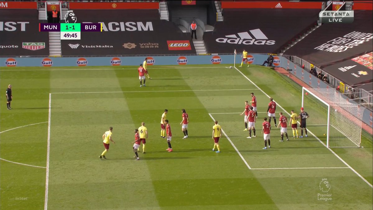 Statistically, zonal marking is better than man marking. However, it relies heavily on personnel. Here, Tarkowski is marked by AWB who's as good as useless against him and then Tarkowski has the run on Maguire who's jumping backwards at the same time. It was incompetent.