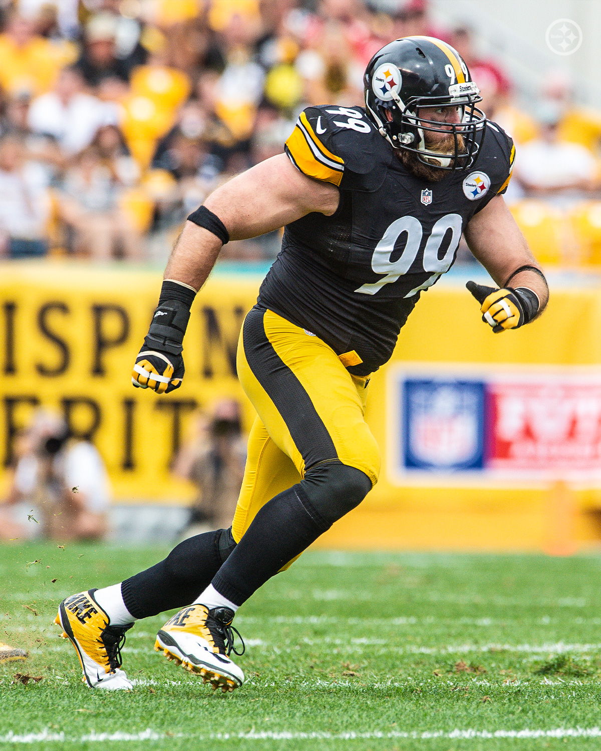 Casey Hampton Autographed Pittsburgh Steelers 8x10 Photo - BAS COA