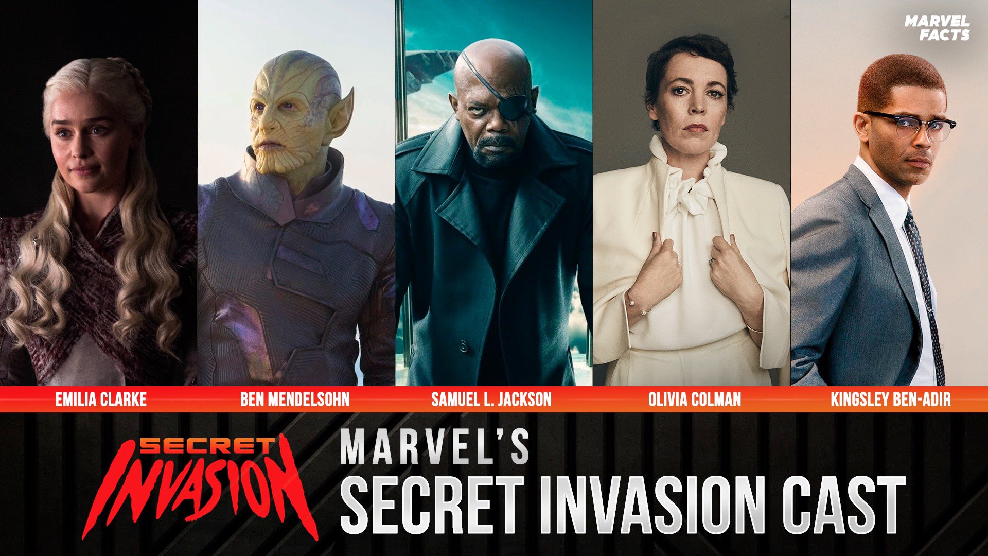 Rell on X: RT @MarveIFacts: Marvel's 'Secret Invasion' cast is heating up  🔥  / X