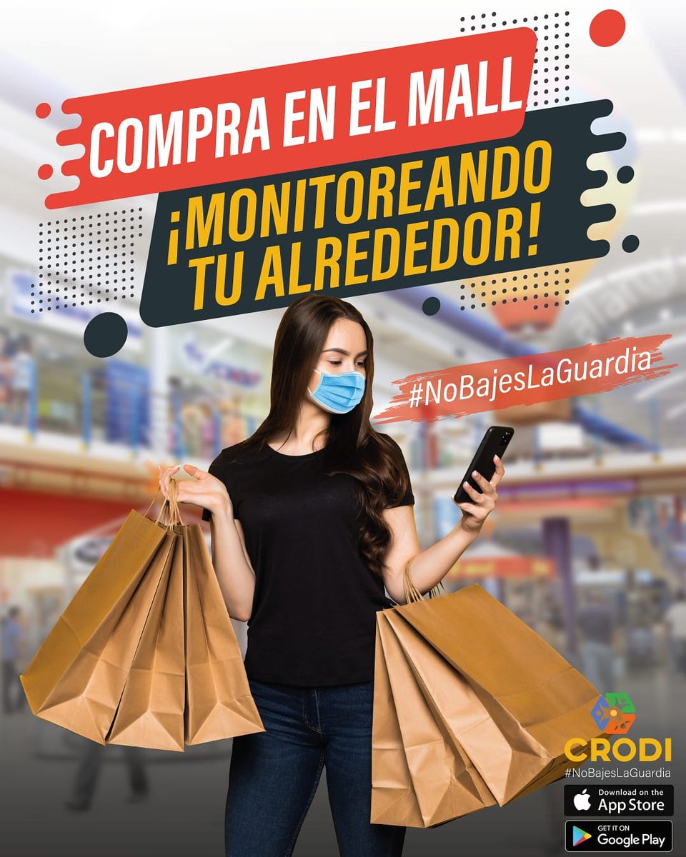 Compra en el Mall o en tu comercio favorito de forma inteligente, comparte tu experiencia con todos en la platafoma de <a href="/crodi/">Claudia Menezes</a>.app #NoBajesLaGuardia 
.
.
Descarga CRODI desde Apple Store o Google Play, Actualiza y ayuda a todos a mantener una #DistanciaSocialInteligente