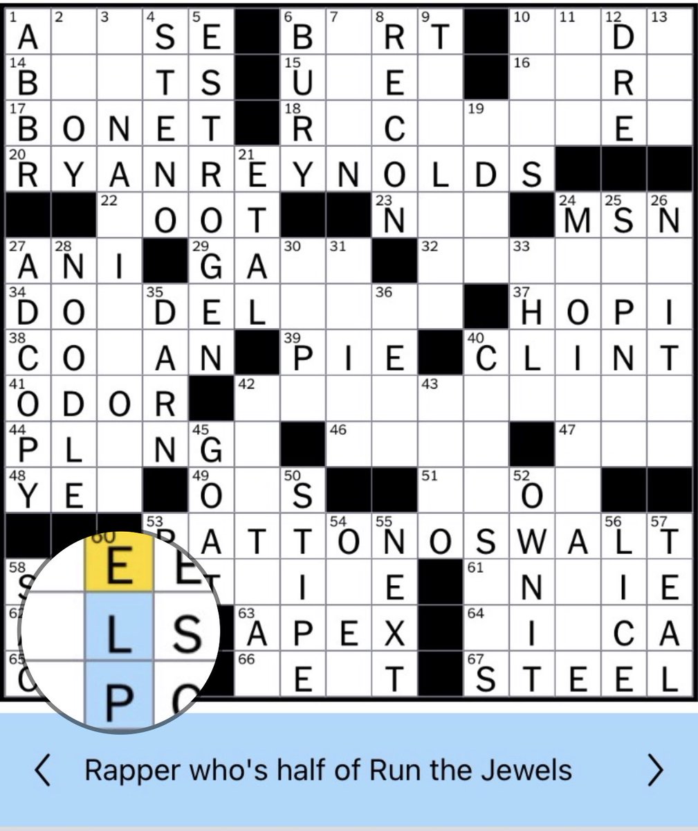 HalfricanChief (@amaechiuzoigwe) on Twitter photo The day your friend/client/biz partner makes the mighty, mighty <a href="/nytimes/">The New York Times</a> Crossword puzzle... Wow. Talk about a shout out! 🔥 👉#ELP🤛 @therealelp <a href="/runjewels/">Run The Jewels</a> The day your friend/client/biz partner makes the mighty, mighty <a href="/nytimes/">The New York Times</a> Crossword puzzle... Wow. Talk about a shout out! 🔥 👉#ELP🤛 @therealelp <a href="/runjewels/">Run The Jewels</a>