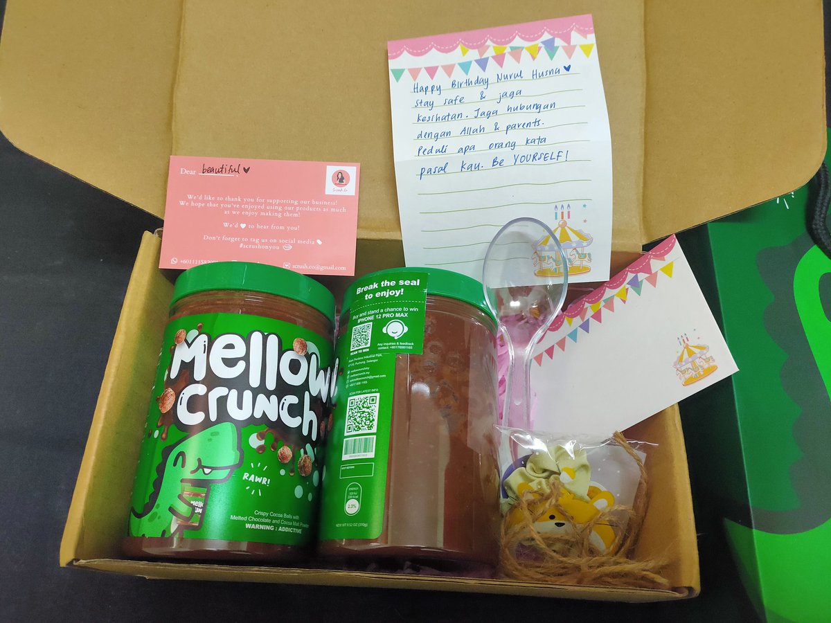 Last but not leastMellow Crunch Giftbox by  @ScrushCo 
