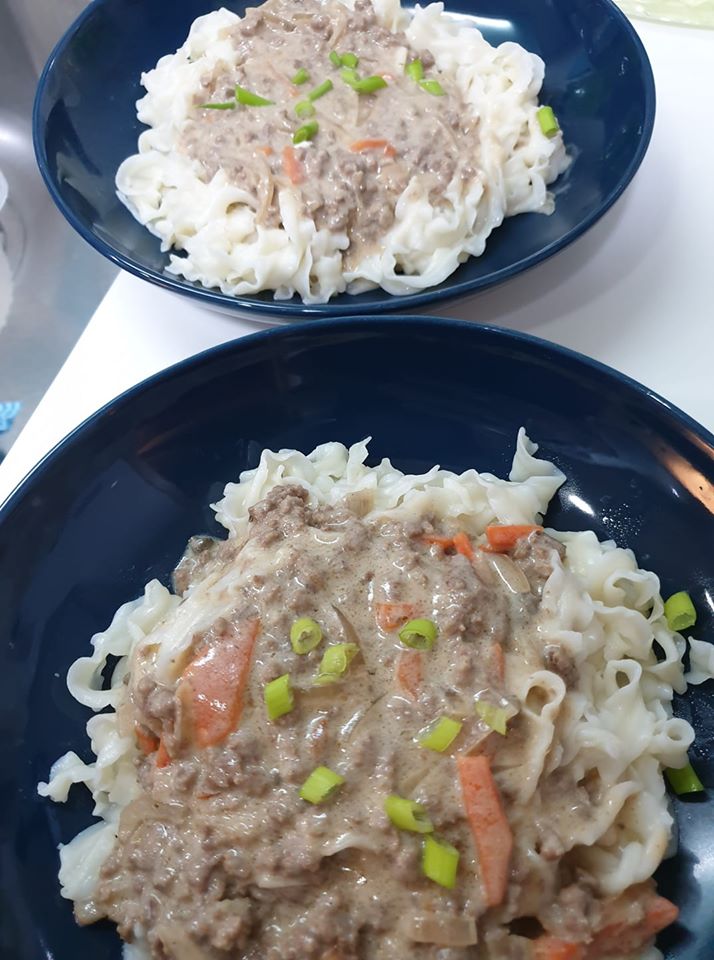 ratemyplatenow's tweet photo. Hamburger Stroganoff on Knife-cut Noodles by Cristin D https://t.co/gjW3HOb7b9