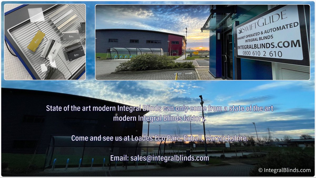 IntegralBlinds's tweet image. Come and see the full range of #SwiftGlide integral blinds here:
