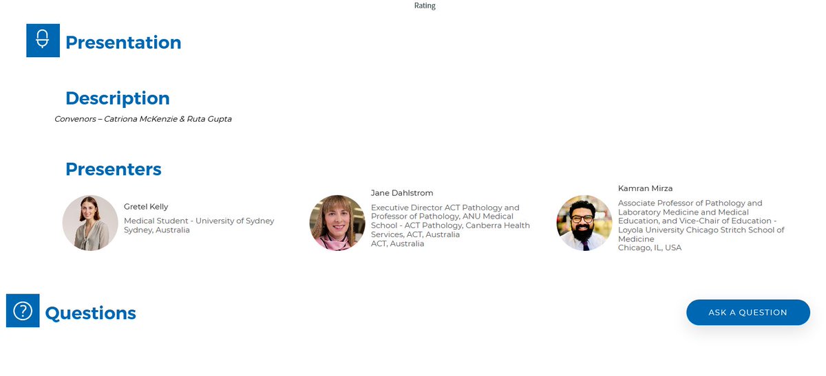 Kamran Mirza MD PhD - کامران مرزا (@kmirza) on Twitter photo Stoked to join @kellygretel and <a href="/dahlstrom_jane/">jane dahlstrom</a> for the live Q&A panel discussion about our special interest session (Education in Pathology) at the 45th Annual Scientific Meeting of #Australasian Division of the <a href="/IAPCentral/">IAP Central</a> cc: <a href="/CatrionaMckenz5/">Catriona Mckenzie</a> <a href="/PathologyRCPA/">The Royal College of Pathologists of Australasia</a> @ProfRScolyerMIA Stoked to join @kellygretel and <a href="/dahlstrom_jane/">jane dahlstrom</a> for the live Q&A panel discussion about our special interest session (Education in Pathology) at the 45th Annual Scientific Meeting of #Australasian Division of the <a href="/IAPCentral/">IAP Central</a> cc: <a href="/CatrionaMckenz5/">Catriona Mckenzie</a> <a href="/PathologyRCPA/">The Royal College of Pathologists of Australasia</a> @ProfRScolyerMIA
