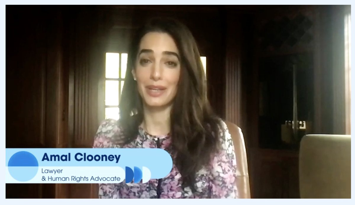 imalizzzard's tweet photo. AMAL CLOONEY and @EbonyBeckwith on the main stage right now! 

#NonprofitSummit21 @SalesforceOrg https://t.co/bGlfnEFsoH