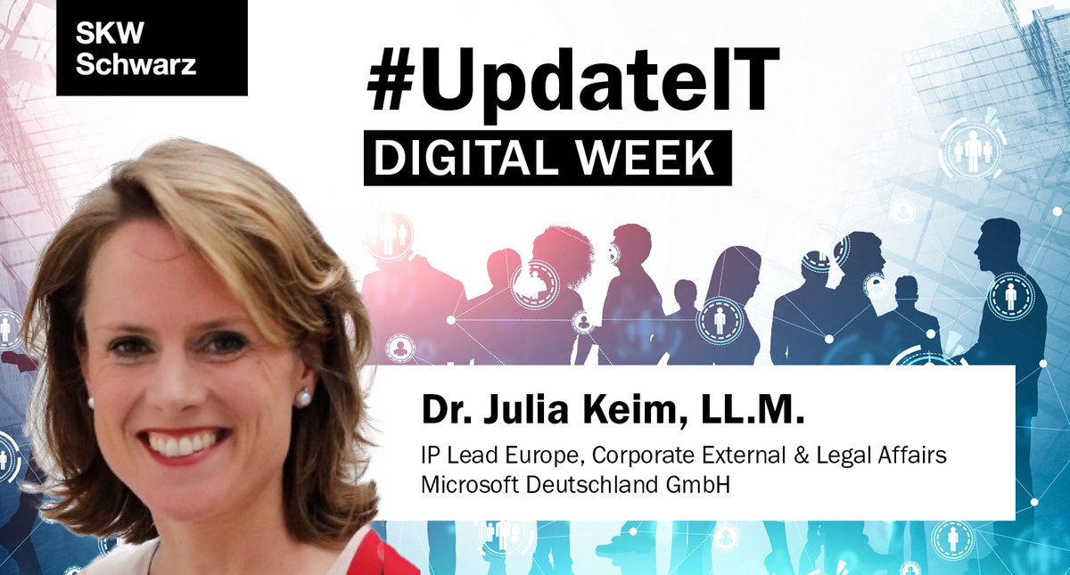 skwschwarz's tweet photo. IP-rechtliche Aspekte von KI
▶️Themen: #KI, #Trainingsdaten, #KI-Algorithmus, #Datenschutz, #Urheberrecht
▶️Wann: Verfügbar ab 28.04.
▶️Wo: Online
▶️Jetzt kostenlos anmelden: https://t.co/PMmUj2UtSG
#UpdateIT2021 #digitalisierung #itrecht #ki #künstlicheintelligenz https://t.co/kDKuJpyT1t