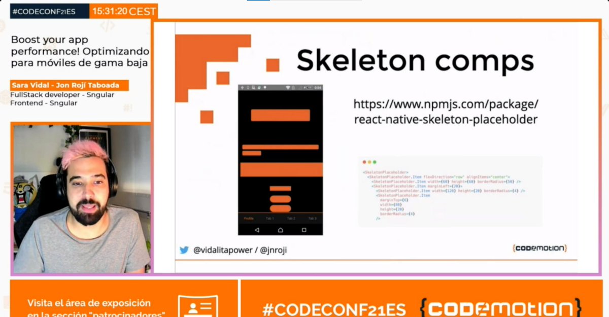 zeroktw's tweet image. Disfrutando mucho de la charla de @Jnroji y @vidalitapower en #codeconf21es ! 🦄🦄
