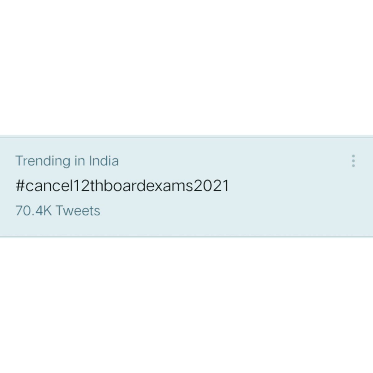 #cancel12thboardexams2021 
Showing students power. 
Cancel 12th board exams. 
#StudentLivesMatter #StudentsBoycottOfflineExams
