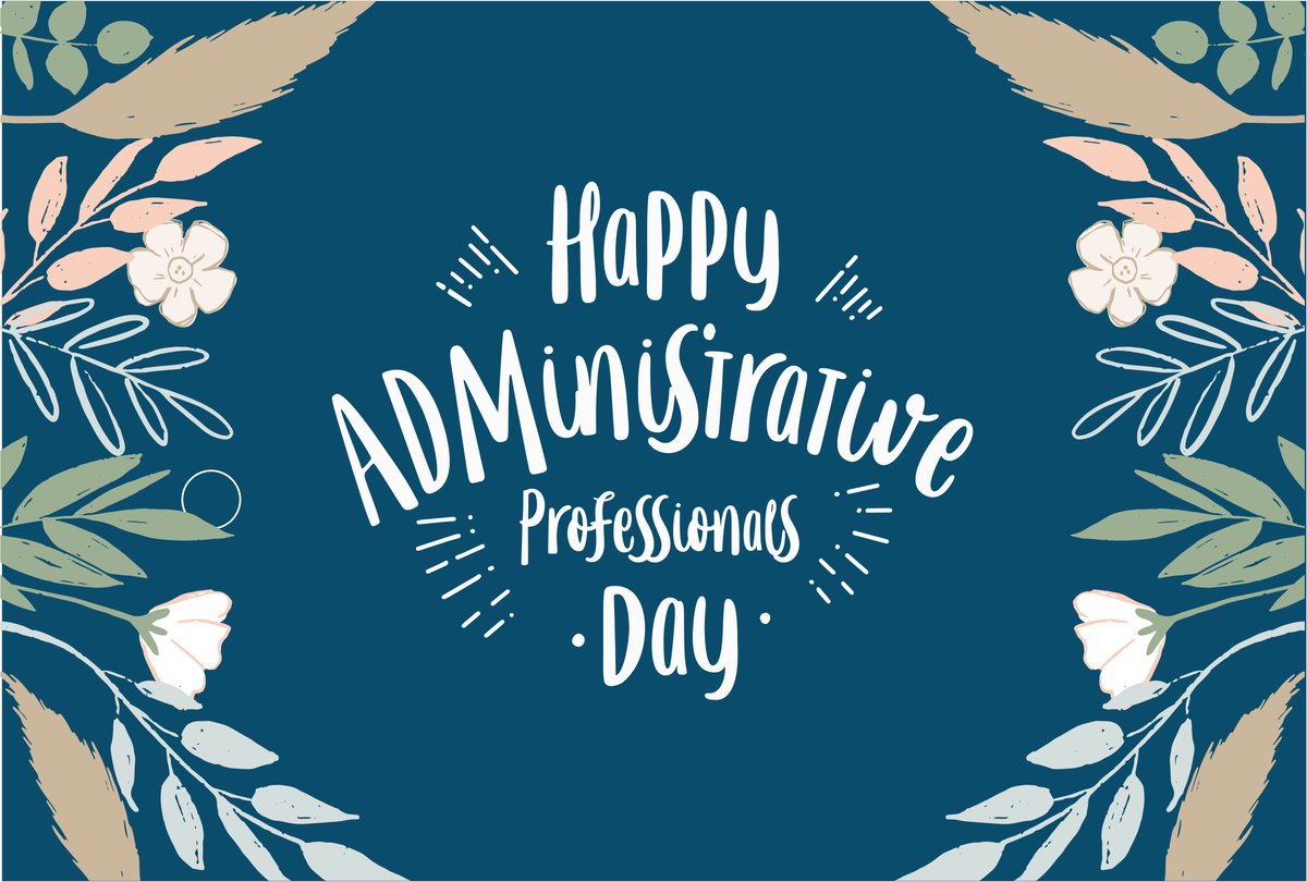 We would like to recognize and say a very well deserved THANK YOU to all of our Administrative Professionals that keep our office running every day.  #gcs2021 #administrativeprofessionals