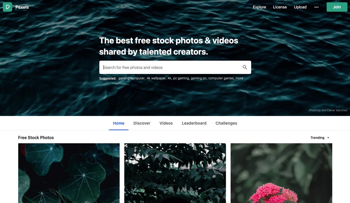 PexelsThe princess of royalty-free content. If you’re looking for video, or can’t find what you’re looking for on Unsplash, Pexels is the place to go. Sometimes things can look stock though.