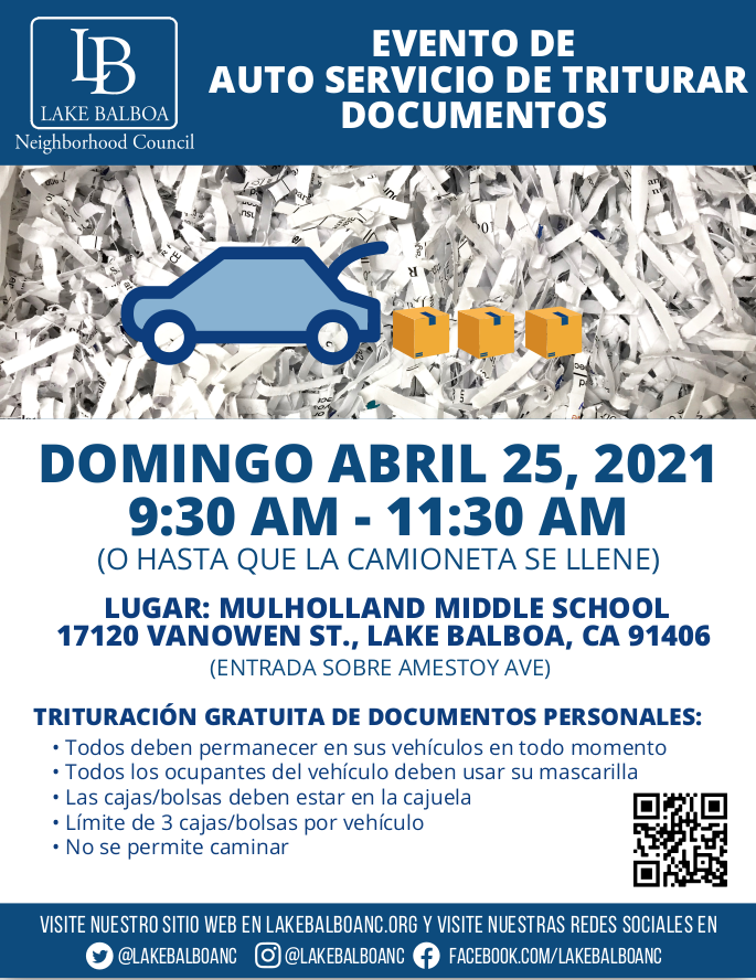 LakeBalboaNC's tweet photo. Lake Balboa Shred Event #LBNC #DocumentShred #LakeBalboa https://t.co/orqJCEWbRL