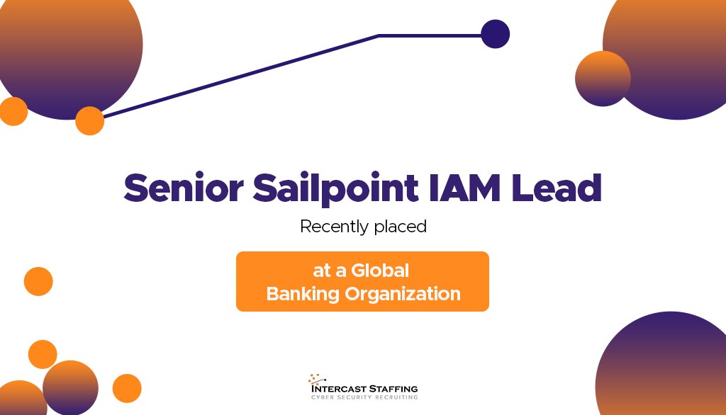We recently placed a Senior Sailpoint IAM Lead at a Global Banking Organization in Canada!

Visit our website for job openings: lnkd.in/gfVFpmk

#infosecjobs #cyberjobs #cybersecurityjobs