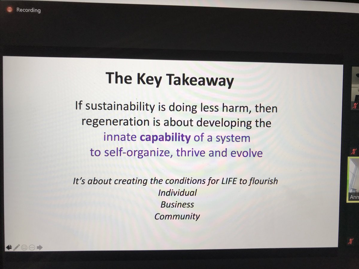 ⁦<a href="/tourismsociety/">The Tourism Society</a>⁩ session with ⁦⁦<a href="/ConsciousHost/">Anna Pollock</a>⁩ Anna Pollock ref where tourism should go post COVID-19. Advocating a holistic approach to the future trying to get away from assuming we must have more visitors each year - why? #sustainability #future #tourism