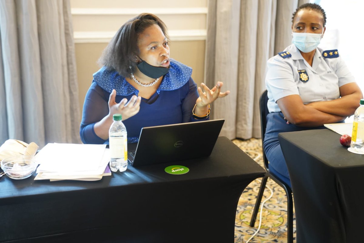 "Our work is challenging on its own and it becomes more difficult when people think NPA can do everything on its own which is not possible.We need each other," said Advocate N Riba. #endGBVF #Sekwanele #EnoughIsEnough