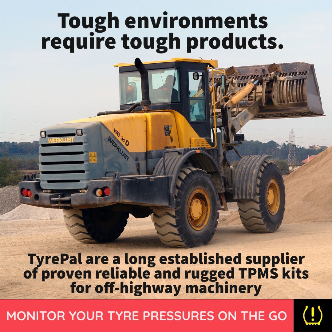 #heavymachinery #constructionvehicles #diggers #tyresafety #tpms #industry