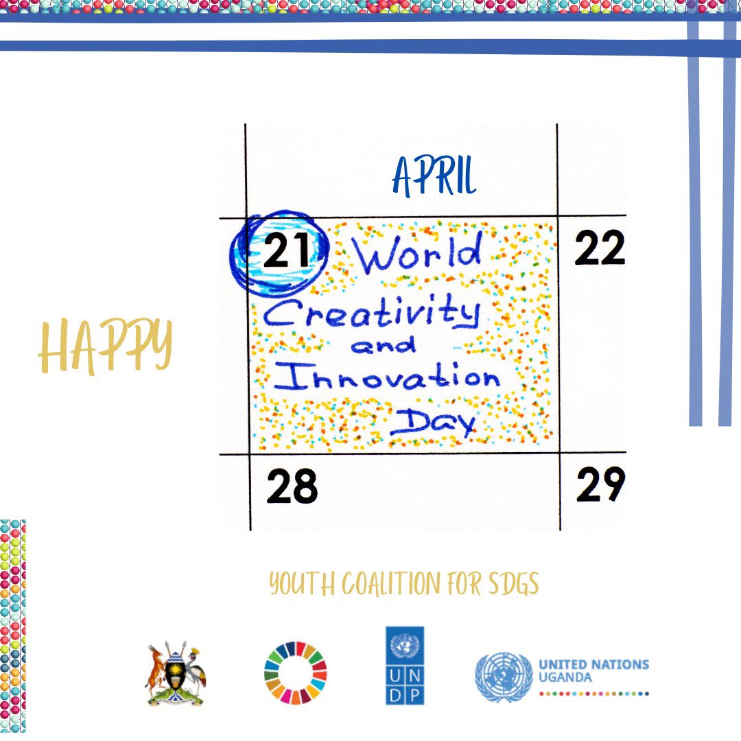 @UNAUGANDA and the whole team from @YoutCoalition4SDGswish you a productive #CreativityandInnovationDay

To all our youthful members,  remember that this saying by Brene Brown 'There is no innovation and creativity without failure'

@Youth4SDGsUg @UnitedKiu @lynderlinda @BagumaRT