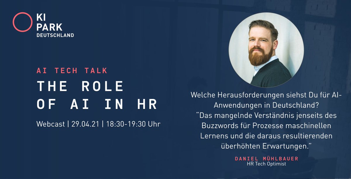 Wir freuen uns auf Sabine Kluge und Daniel Mühlbauer. 

Hier geht’s zur Veranstaltung: eventbrite.com/e/ai-tech-talk…