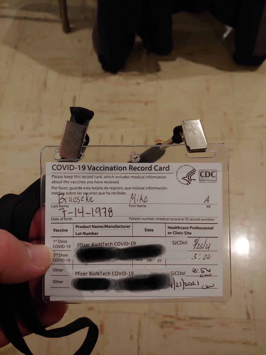 Mikeropod's tweet photo. Woo! Got my 2nd shot!
The wisest science nerds reuse their conference badge holders.
Can I get a hell yeah @david_j_roth?
#Pfizerite https://t.co/5oiT8XDhub