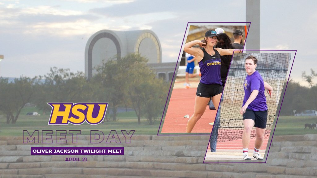 HSUAthletics's tweet photo. It's an HSU MEET DAY! The Cowboys and Cowgirls will be competing throughout the day today at ACU in the Oliver Jackson Twilight Meet #ASCtrack #ASCfield #D3track #D3field https://t.co/mBqsgrbpMn