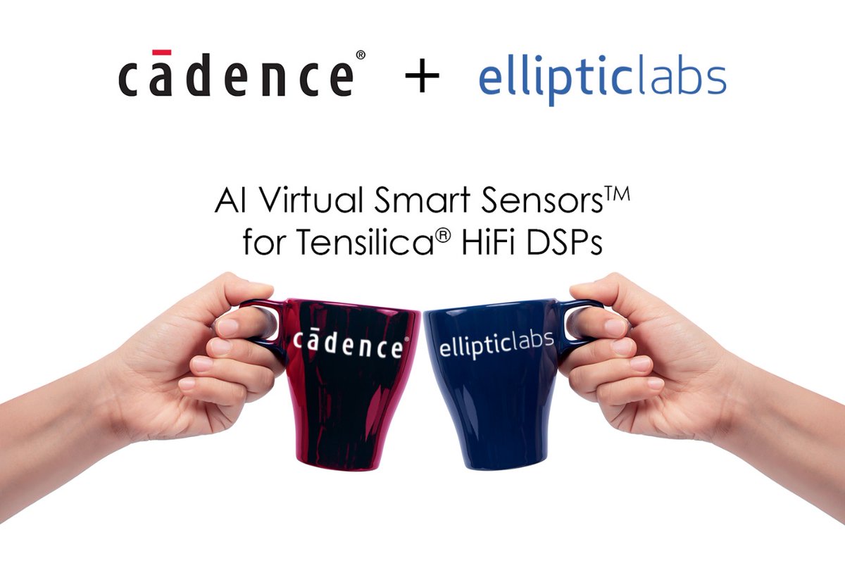CadenceIndia's tweet image. Check it out! @EllipticLabs announced a collaboration with Cadence to optimize its machine learning algorithms on Cadence Tensilica HiFi DSPs.
Click here to learn more: bit.ly/3sbppb9
#Cadence #VirtualSensors #DSP