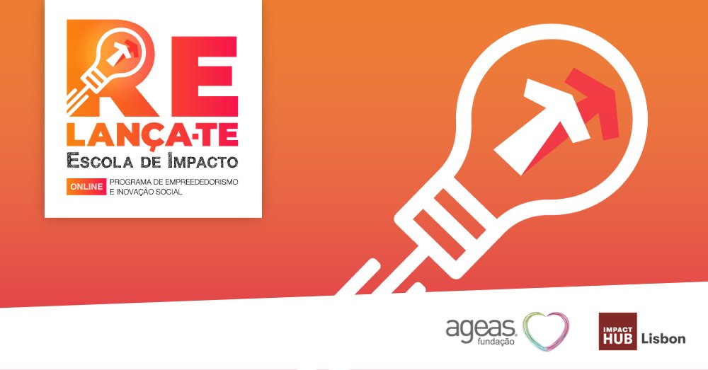 Catolica Lisbon - CTIE (@ctielisbon) on Twitter photo O RELANÇA-TE - Escola de Impacto Online está de volta para a segunda edição. Com um programa 100% online, o <a href="/impacthublisbon/">Impact Hub Lisbon</a> e a Fundação AGEAS juntaram esforços para impulsionar o empreendedorismo. Candidaturas até 25 de Abril! Mais informações ⬇️
escoladeimpacto.pt O RELANÇA-TE - Escola de Impacto Online está de volta para a segunda edição. Com um programa 100% online, o <a href="/impacthublisbon/">Impact Hub Lisbon</a> e a Fundação AGEAS juntaram esforços para impulsionar o empreendedorismo. Candidaturas até 25 de Abril! Mais informações ⬇️
escoladeimpacto.pt