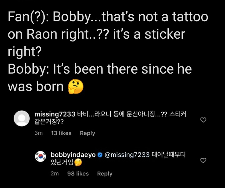 Lmao..  #Bobby  #바비  #iKON  #아이콘  @YG_iKONIC