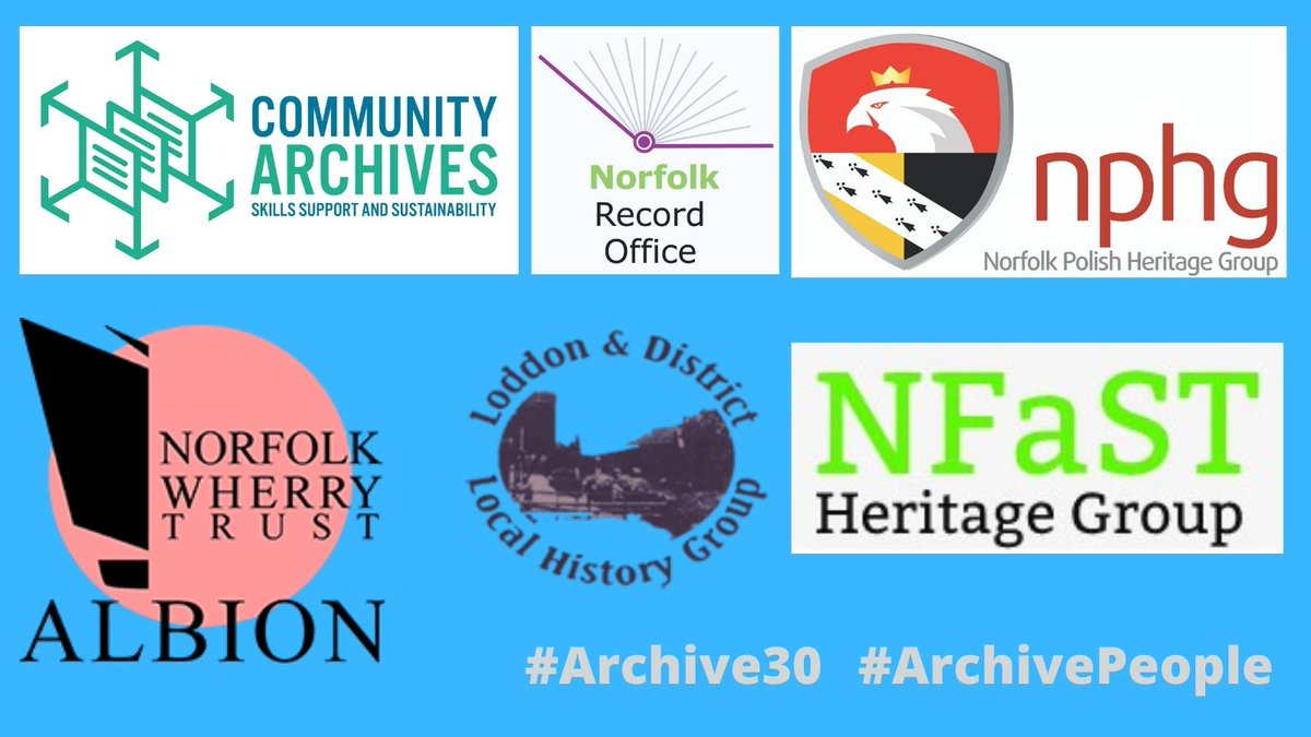 NorfolkRO's tweet image. Many thanks to all the #CommunityArchives in Norfolk for their #ArchivePeople, HeritageFundUK #NationalLotteryHeritageFund @HeritageFundM_E 
@ARAScot #Archive30