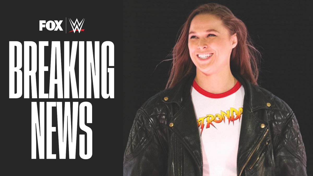 BREAKING NEWS: Former RAW Women's Champion @RondaRousey has announced, via her YouTube channel, that she is pregnant. We wish her and @travisbrowneMMA the best!