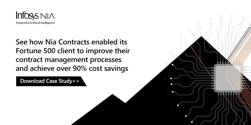 edge_verve's tweet photo. Learn how Nia Contracts Analysis enabled its client - a Fortune 500 conglomerate to carry out automation of three distinct areas — risk scoring, contract summary, &amp; review dashboard.

Read more: https://t.co/hZ6TGn0MKk

#NiaCan #NIaContracts #ContractManagement https://t.co/adNOoSRgNl