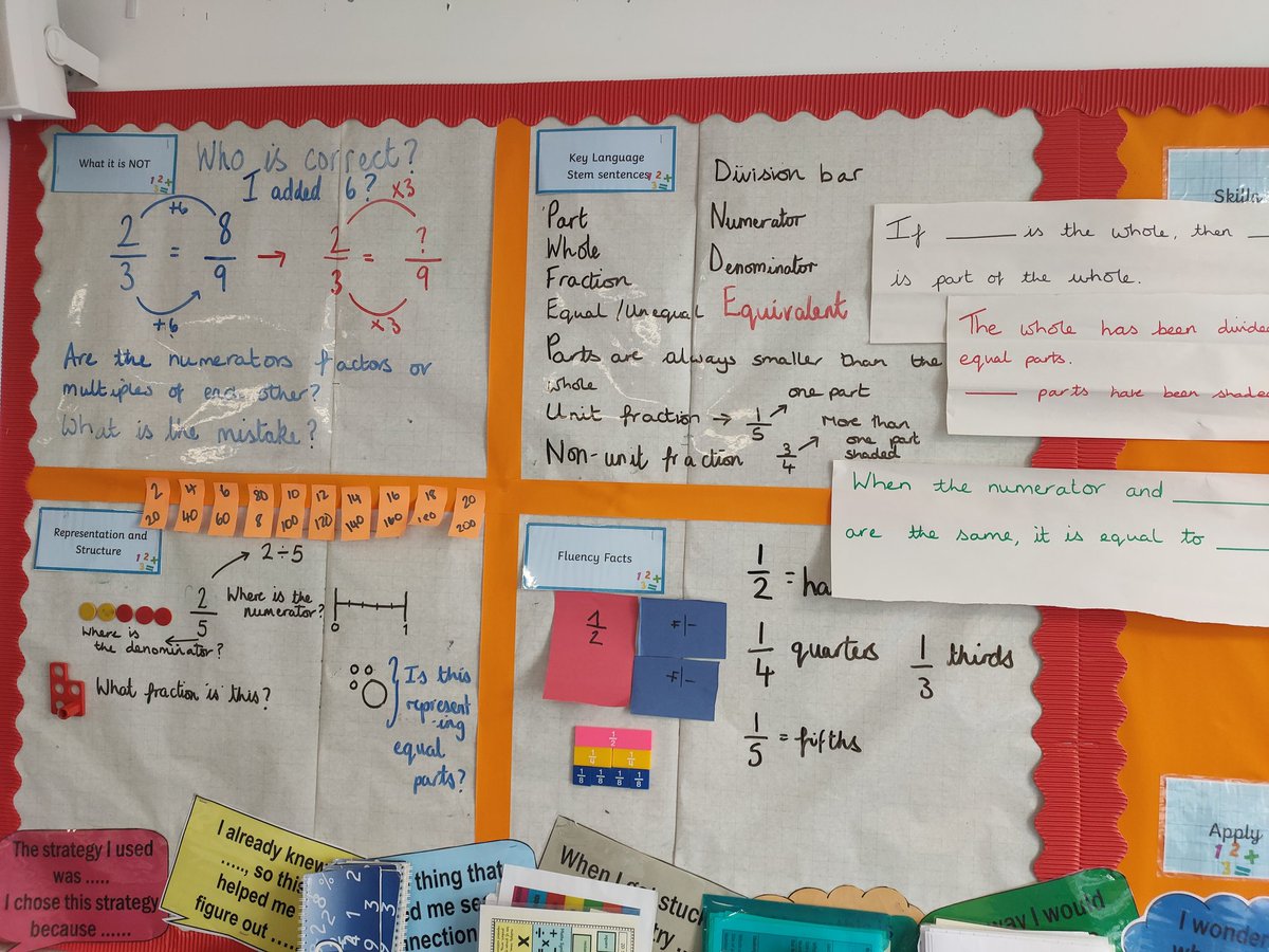 year5lstcleopas's tweet photo. Year 5L using @NCETM #PDmaterials to support with our understanding of equivalent fractions. Lots of tricky maths - well done. @stcleopas @NWmathshub3 #teachingformastery https://t.co/om1qse56iM