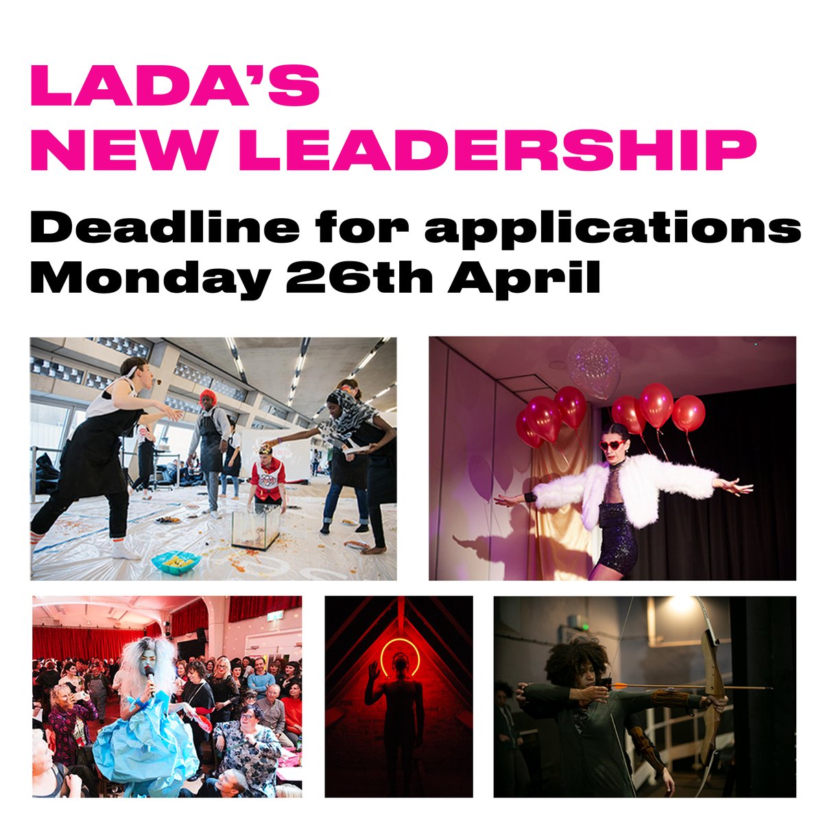 Only 5 days left to apply! 🚨

We are inviting proposals for new leadership to create new, transformative visions for the future of LADA.

Please read our latest statement before considering an application: tinyurl.com/d43ps6pe 

Full details here: tinyurl.com/y8fm7bp6