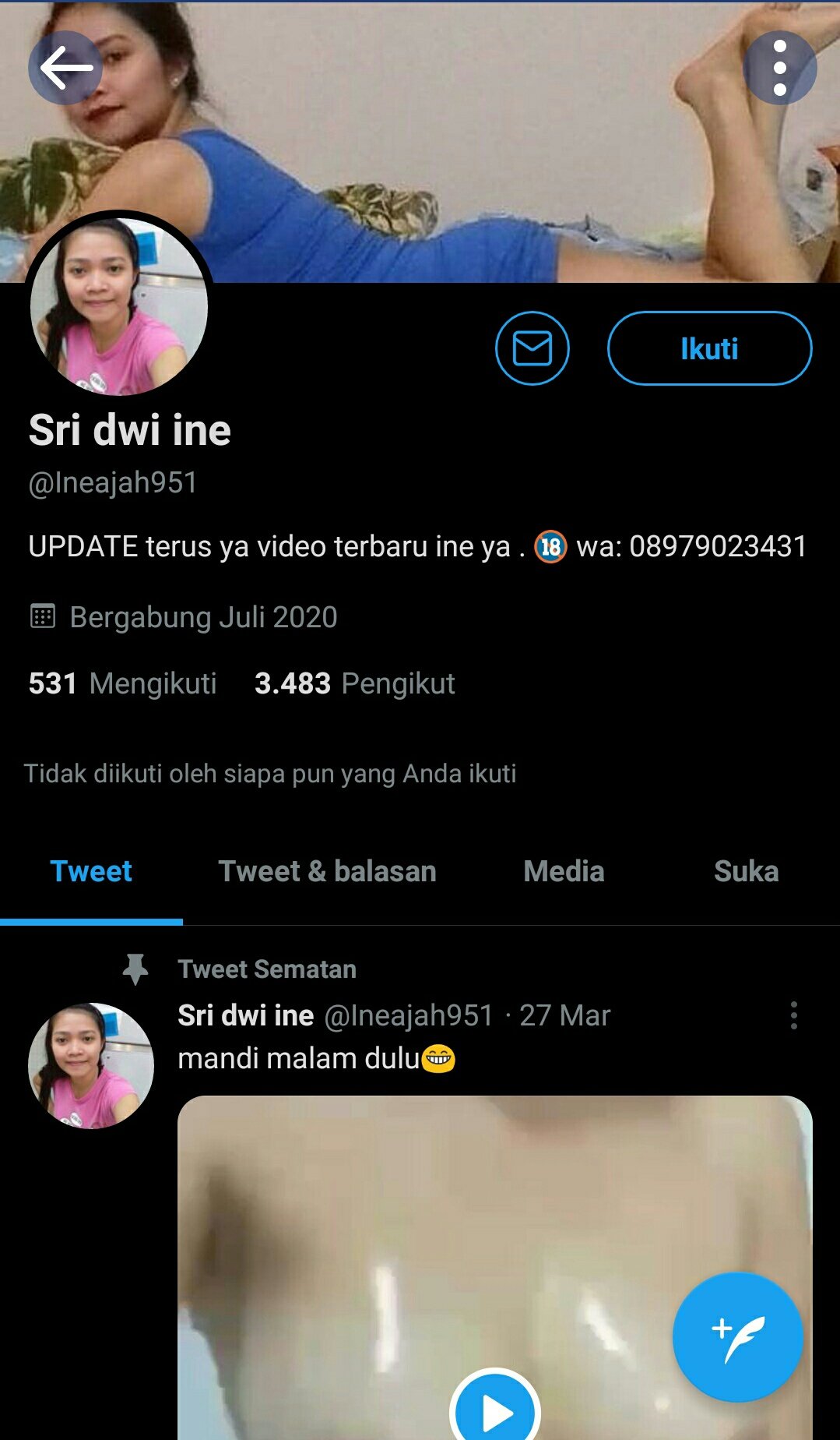 JEPRET !KARET NA3,SEUHAH !🔥🔥🔥 on X: Akun Bokep..!! Ngotorin Bulan  Ramadhan yg Suci.. RAS !!!🔥🔥🔥 t.cor4ZNj7ZSC7  X