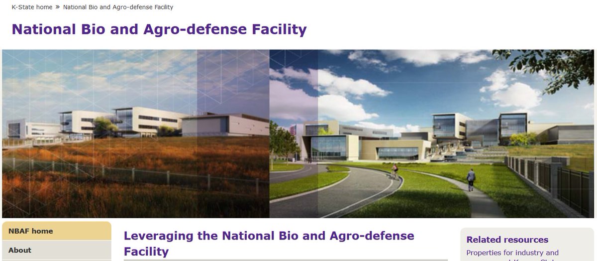 Leveraging the National Bio and Agro-defense FacilityKansas State University sounds so proud of the BSL4 lab soon to open up there, don't they?Never mind the risk, KSU wants leverage.  https://www.k-state.edu/nbaf/ 