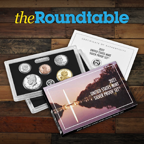 TheCoinVault's tweet image. #BlogPost Tomorrow the U.S. Mint will release the 2021 Silver Proof Set in OGP beginning at 12pm EST. Read more about the release and the coins encompassed in the annual set today by visiting #TheRoundtable! bit.ly/2QI0OOf #SilverProofSet #USMint #Releases #TheCoinVault