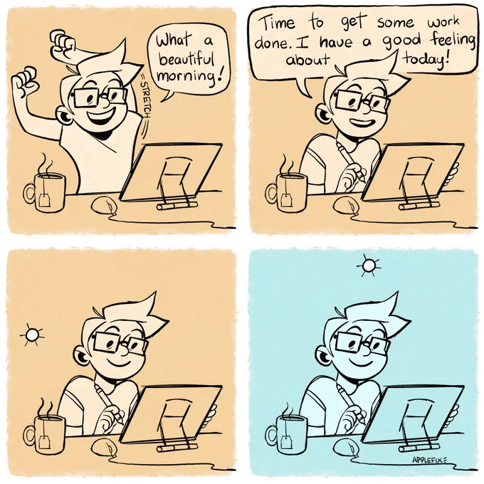 Everyone has those days right?
#comics #ArtistOnTwitter 