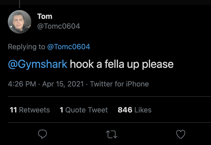 Gymshark Help tweet media