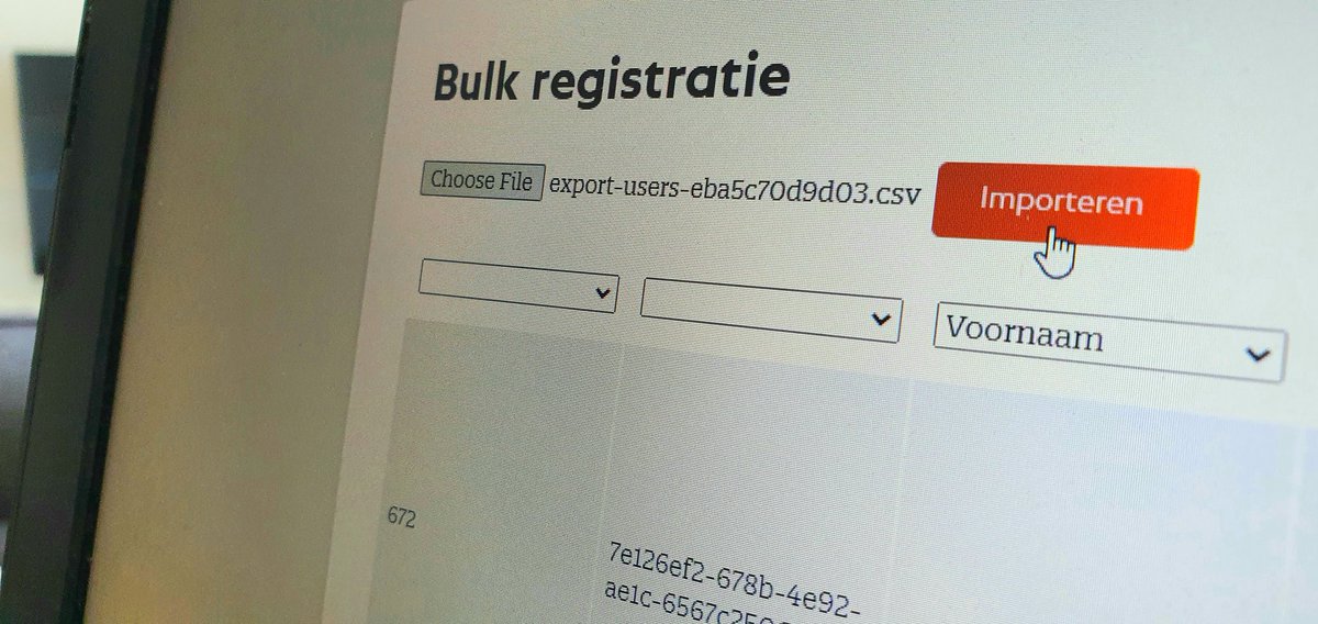When you know that you're close to the finish of a #community platform migration: importing participants from your old platform. Always an exciting moment 😃👊🏻 #cmgr