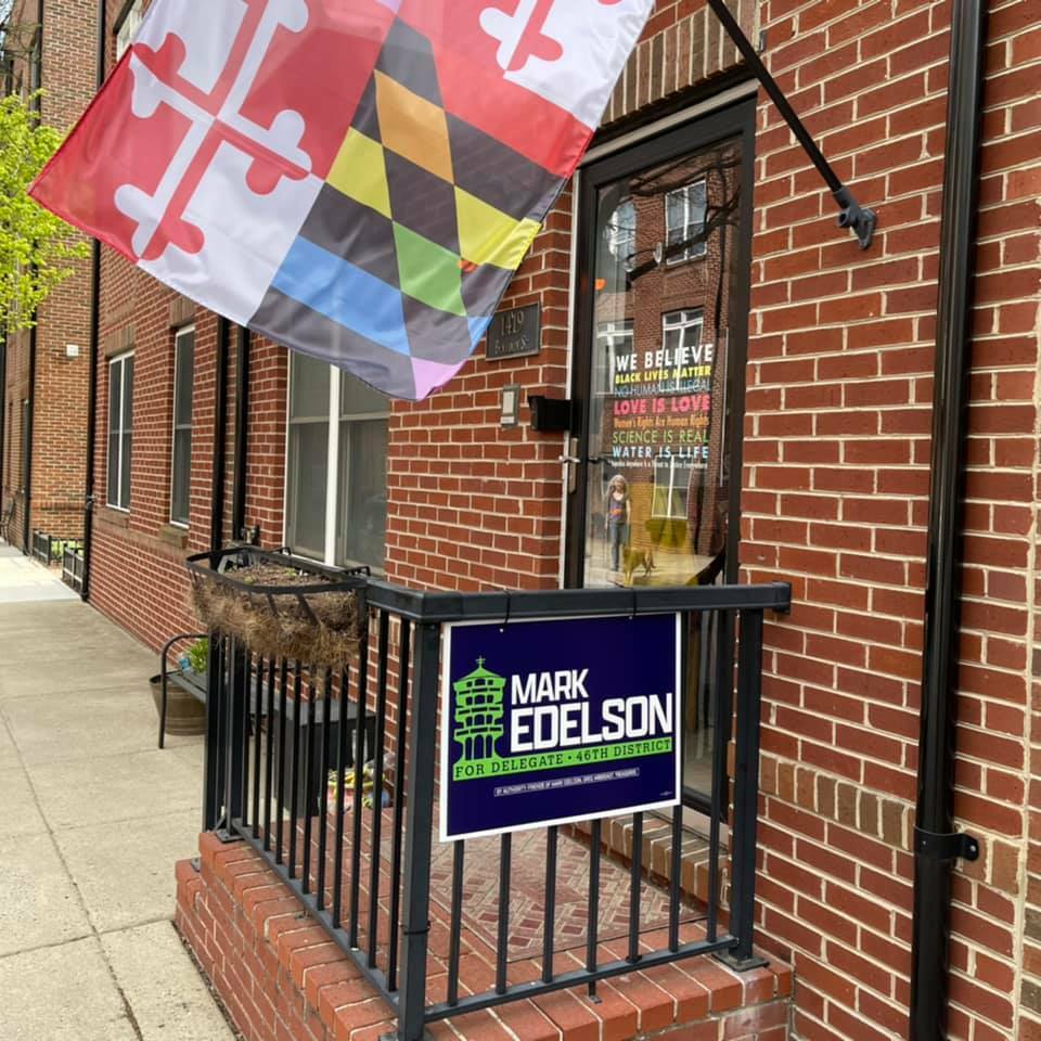 Locust Point pride.  Elect Mark Edelson! via Facebook ift.tt/2QKu4DI