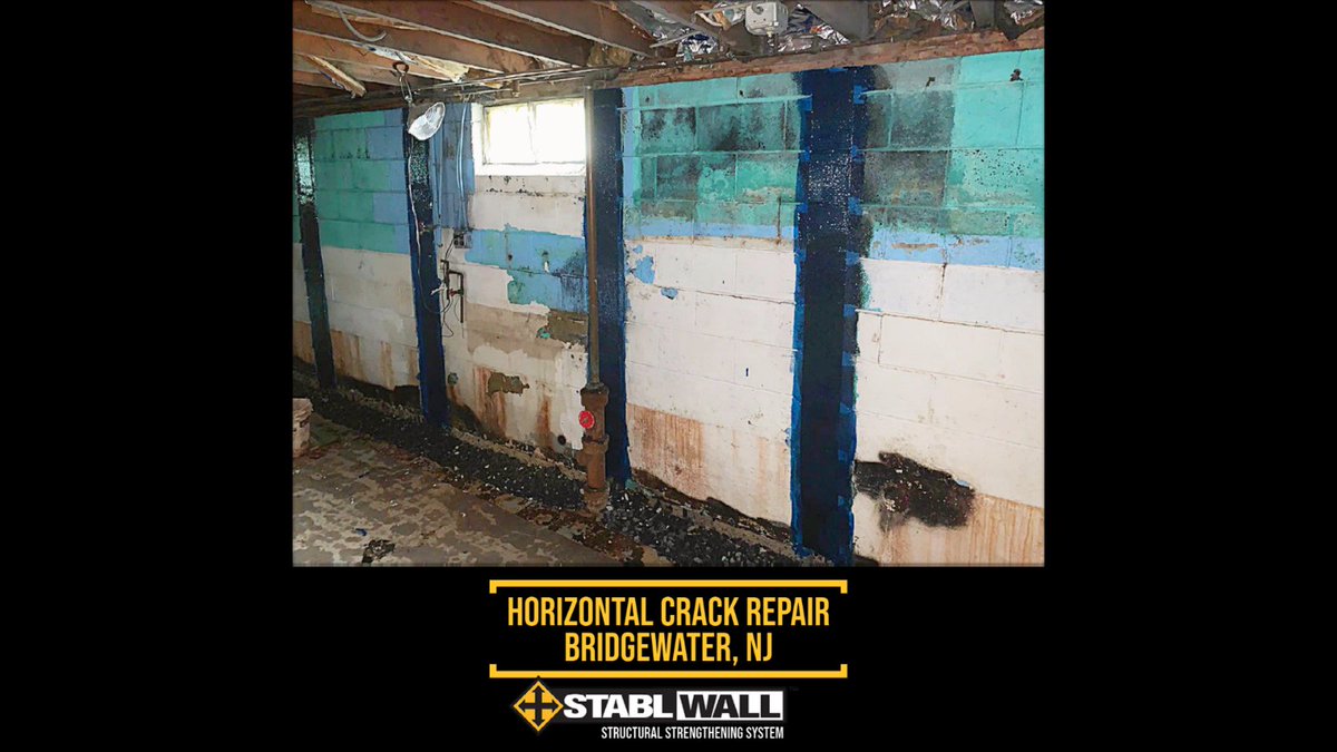StablWallCarbon's tweet photo. The most common cause of horizontal cracks in concrete block foundation walls is excessively unbalanced soil pressure. This type of movement will lead to horizontal cracks that may occur near the center of the wall or close to the top of the wall.

More: https://t.co/OhYGvcKikz https://t.co/ylOTlHqGFj
