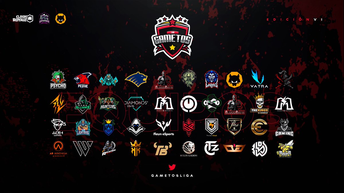 #PresentacionDeEquipos

Tenemos el honor de presentar a los 40 equipos que estarán participando por los 300$, les deseamos mucha suerte a todos! 

👀 La persona que en los comentarios acierte a 2 de 3 equipos en el top 3, al fin de la edición se ganará algo 👀

#GametosCup