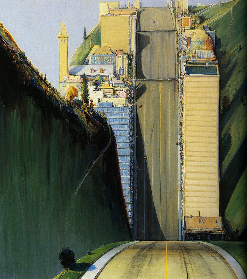 Wayne ThiebaudPark Place (1993)oil on canvas, 60.25 x 54.25 in