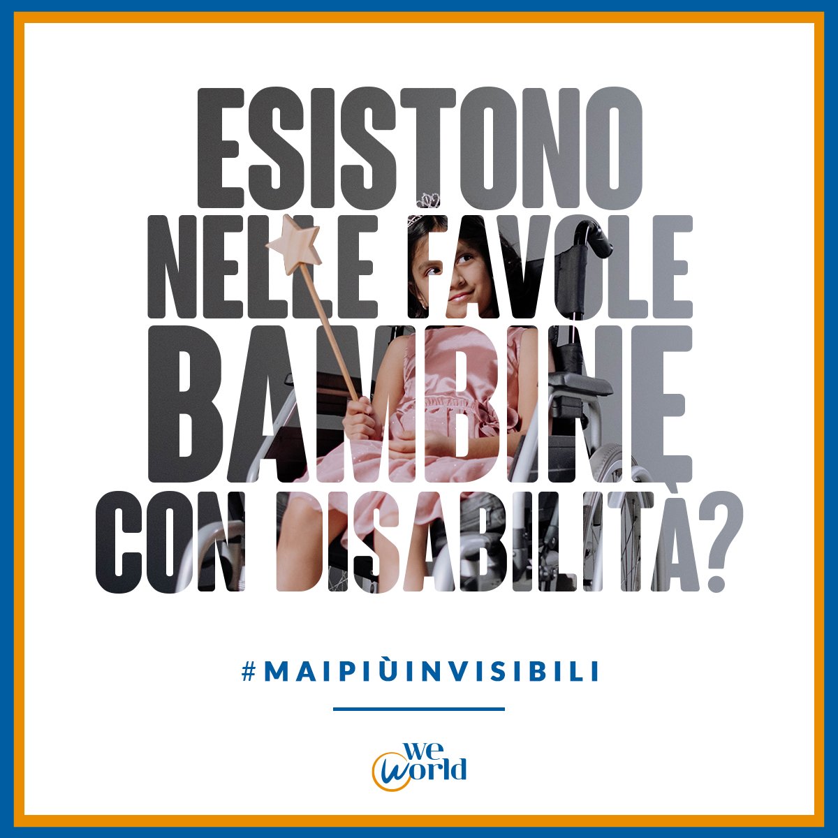 WeWorldOnlus's tweet image. Tra un mese ci sarà il WeWorld Festival, 3 giorni di idee, racconti e visioni per superare gli stereotipi e i tabù, e per raccontare di tutte le persone che la nostra società vuole lasciare indietro. E tu, dove punteresti riflettori? #maipiùinvisibili