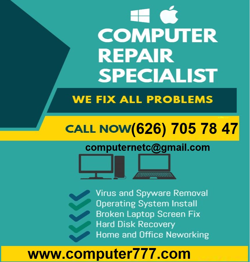computerNETC's tweet image. We offer professional computer repair services of both hardware and software. Some of our services: ★ E-mail Setup★ System tuning and optimizing of slow computers to speed them up ★Diagnose, repair or replace any bad hardware★ Setup/Installation of new computers and hardware